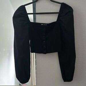 zara crop top